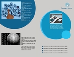 Computer Solution Half Fold Brochure