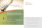 Massage & Chiropractic Office Jumbo Postcard