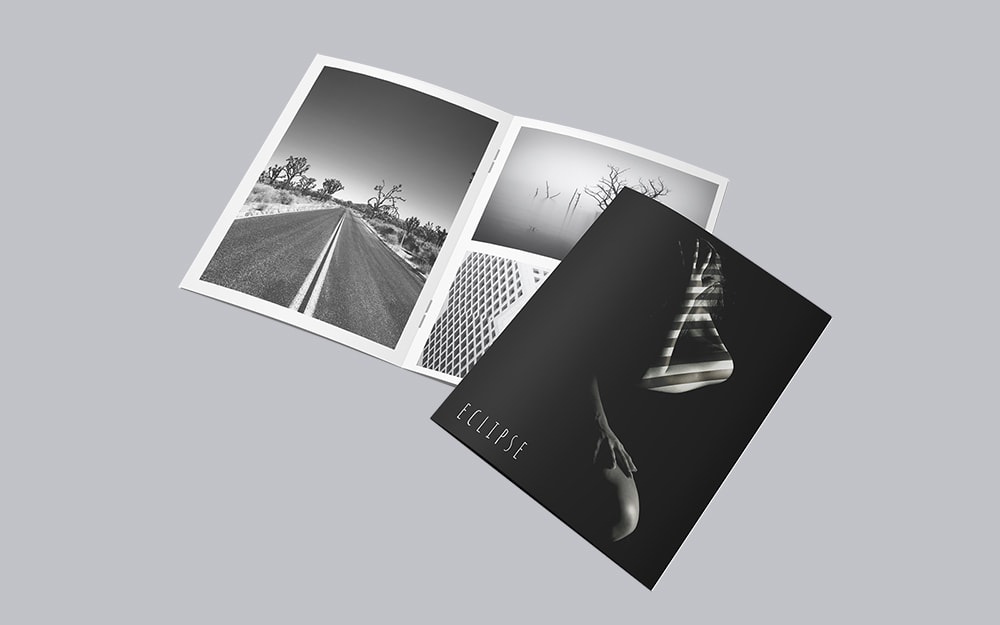 Black and White Saddle Stitch Booklet Printing